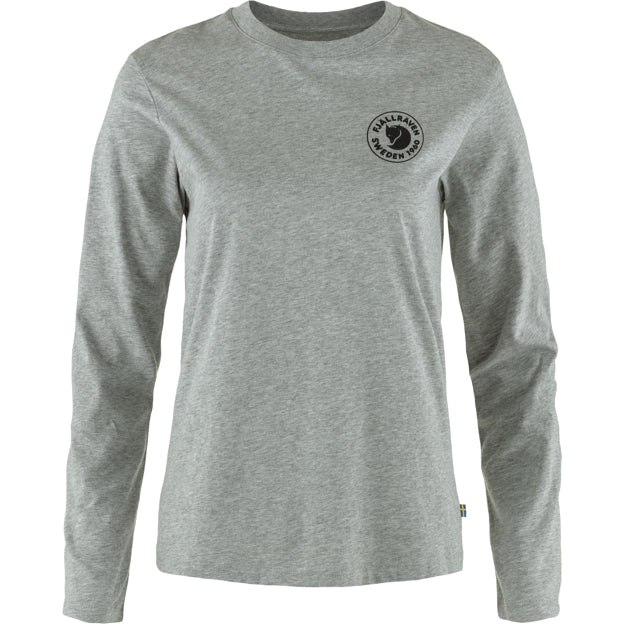Hiking Ready 1960 Logo T-shirt LS W for Outdoor Layering Hiking Travel and Everyday Wear