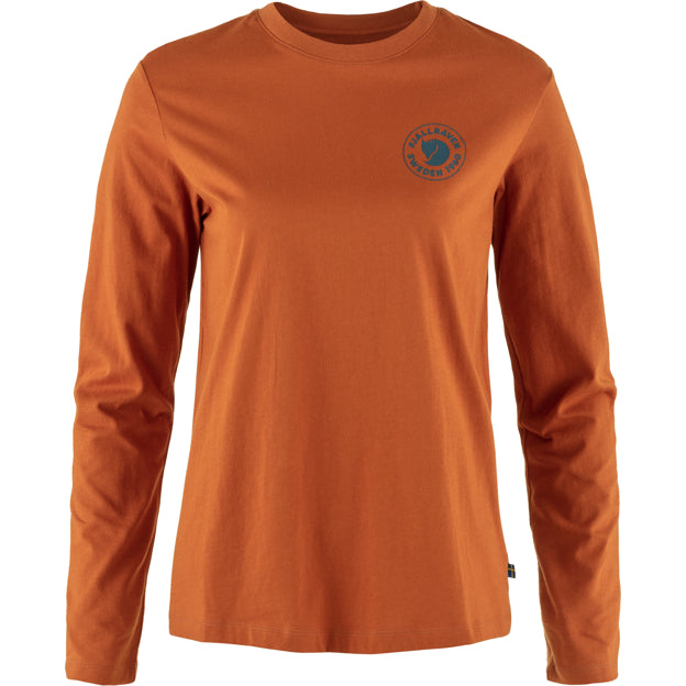 Hiking Ready 1960 Logo T-shirt LS W for Outdoor Layering Hiking Travel and Everyday Wear