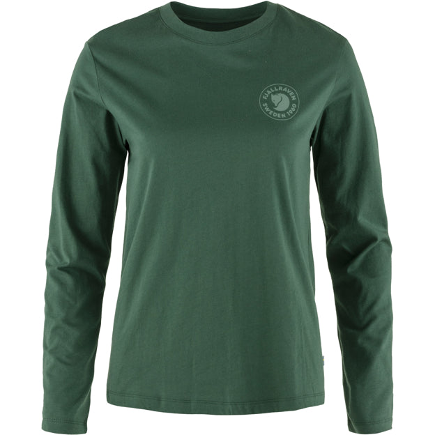 Hiking Ready 1960 Logo T-shirt LS W for Outdoor Layering Hiking Travel and Everyday Wear