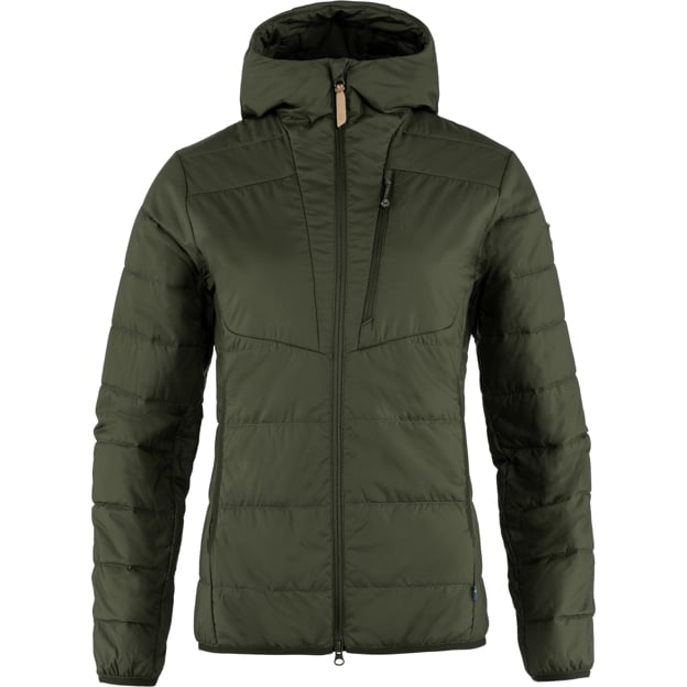Practical Outdoor Use Keb Padded Hoodie W for Outdoor Layering Hiking Travel and Everyday Wear
