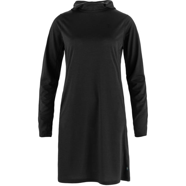 Hiking Ready Abisko Sun-hoodie Dress W for Outdoor Movement Hiking Travel and Everyday Wear