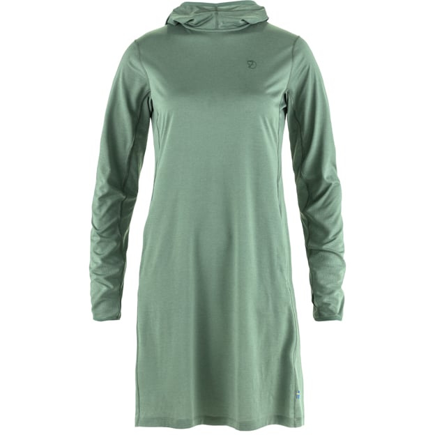 Hiking Ready Abisko Sun-hoodie Dress W for Outdoor Movement Hiking Travel and Everyday Wear