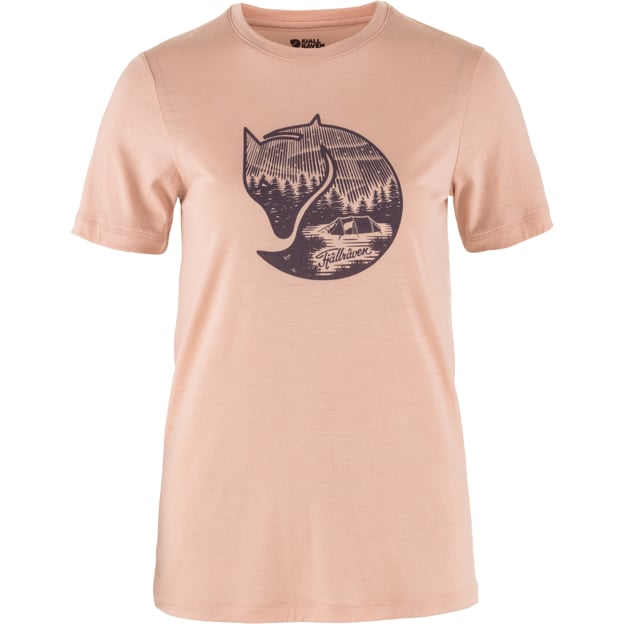 Hiking Ready Abisko Wool Fox SS W for Outdoor Layering Hiking Travel and Everyday Wear
