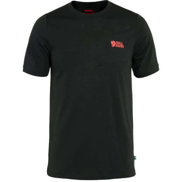 Everyday Outdoor Abisko Wool Logo SS M for Outdoor Layering Hiking Travel and Everyday Wear