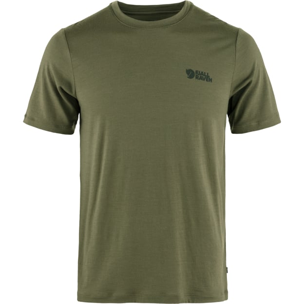 Everyday Outdoor Abisko Wool Logo SS M for Outdoor Layering Hiking Travel and Everyday Wear