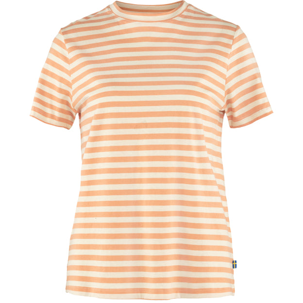 Practical Outdoor Use Art Striped T-shirt W for Outdoor Layering Hiking Travel and Everyday Wear