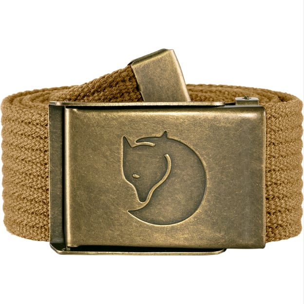 Trail and Travel Canvas Brass Belt for Outdoor Wear and Everyday Accessory Use