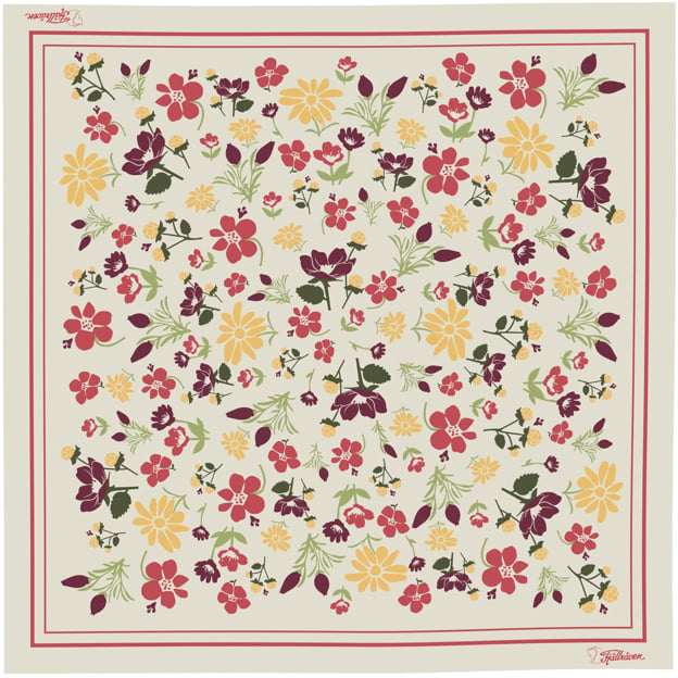 Trail and Travel Fjällblomster Bandana for Organizing and Protecting Compatible Bags and Outdoor Gear