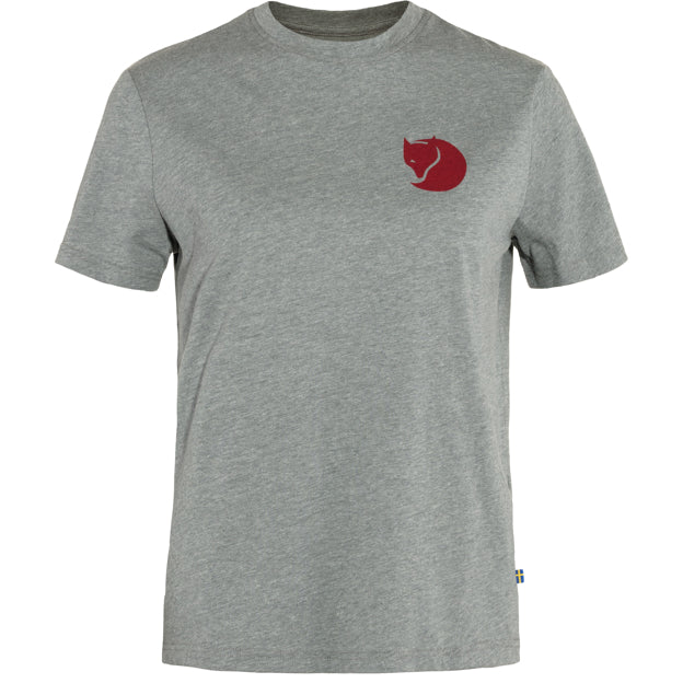 Outdoor Travel Fox Boxy Logo Tee W for Outdoor Layering Hiking Travel and Everyday Wear