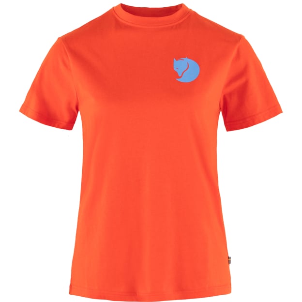 Outdoor Travel Fox Boxy Logo Tee W for Outdoor Layering Hiking Travel and Everyday Wear