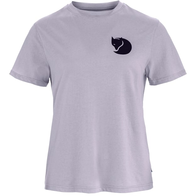 Outdoor Travel Fox Boxy Logo Tee W for Outdoor Layering Hiking Travel and Everyday Wear
