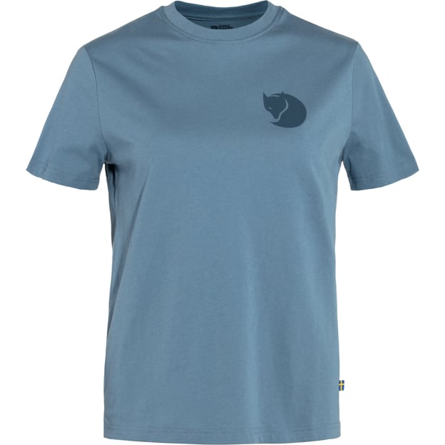 Outdoor Travel Fox Boxy Logo Tee W for Outdoor Layering Hiking Travel and Everyday Wear