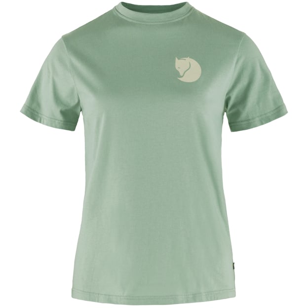Outdoor Travel Fox Boxy Logo Tee W for Outdoor Layering Hiking Travel and Everyday Wear