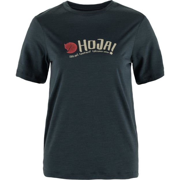 Trail and Travel Hoja Wool T-shirt W for Outdoor Layering Hiking Travel and Everyday Wear