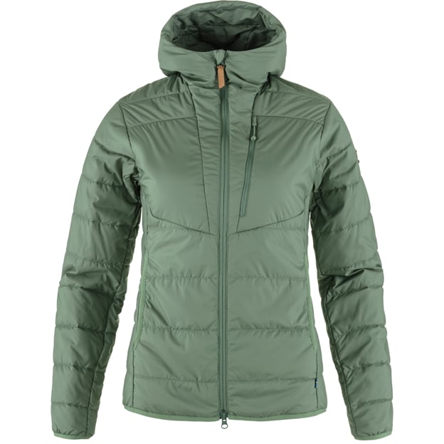 Practical Outdoor Use Keb Padded Hoodie W for Outdoor Layering Hiking Travel and Everyday Wear