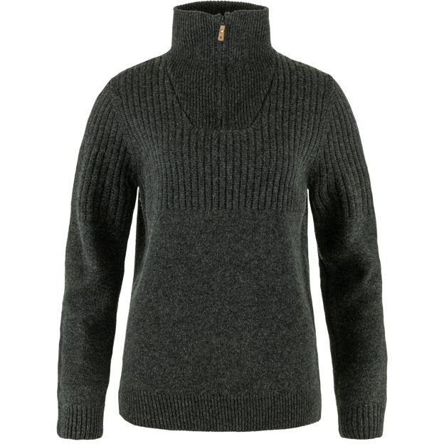 Hiking Ready Övik Half Zip Knit W for Outdoor Layering Hiking Travel and Everyday Wear