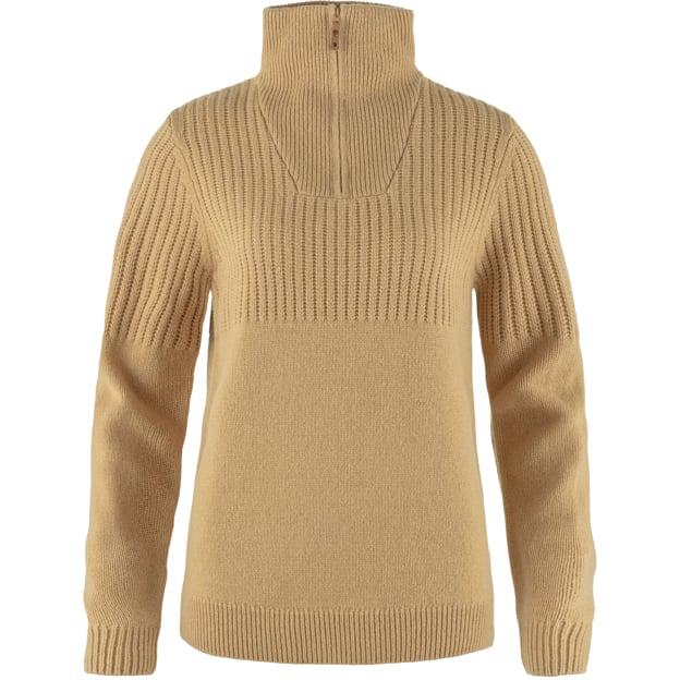 Hiking Ready Övik Half Zip Knit W for Outdoor Layering Hiking Travel and Everyday Wear