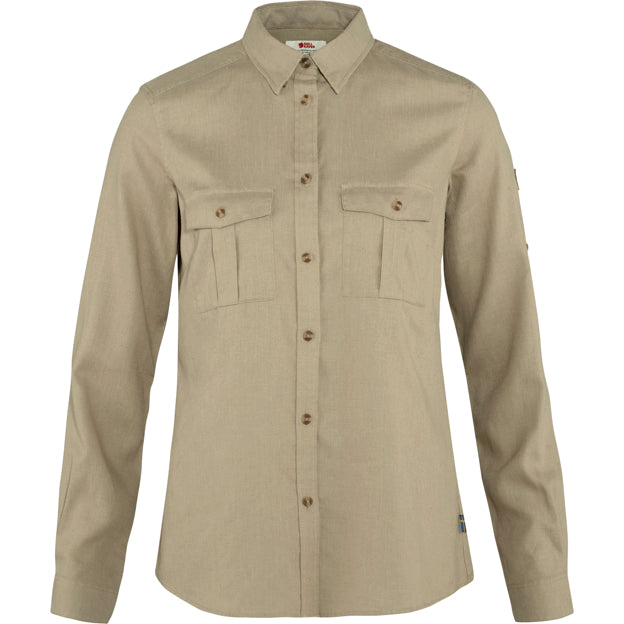 Practical Outdoor Use Övik Travel Shirt LS W for Outdoor Layering Hiking Travel and Everyday Wear