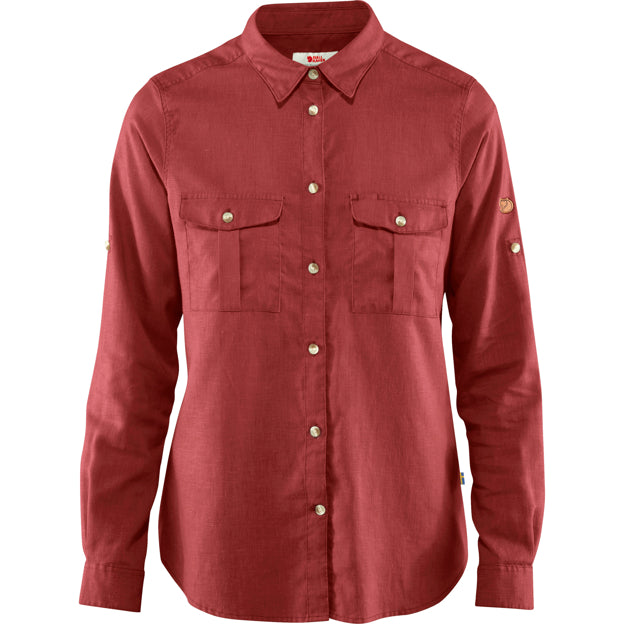 Practical Outdoor Use Övik Travel Shirt LS W for Outdoor Layering Hiking Travel and Everyday Wear