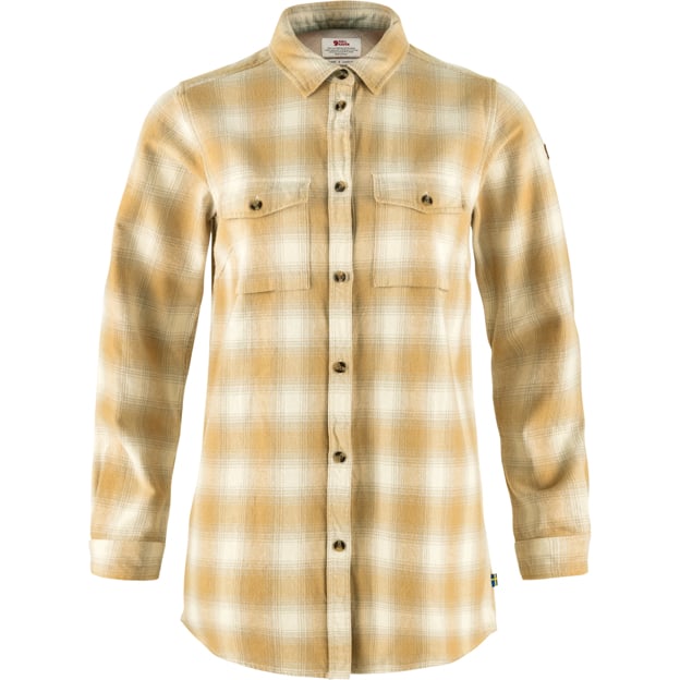 Hiking Ready Övik Twill Shirt LS W for Outdoor Layering Hiking Travel and Everyday Wear