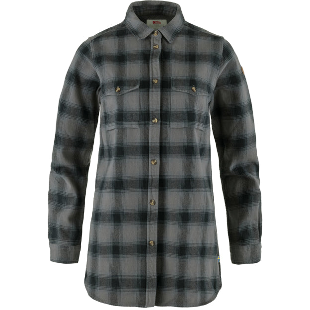 Hiking Ready Övik Twill Shirt LS W for Outdoor Layering Hiking Travel and Everyday Wear