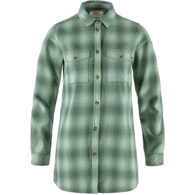 Hiking Ready Övik Twill Shirt LS W for Outdoor Layering Hiking Travel and Everyday Wear